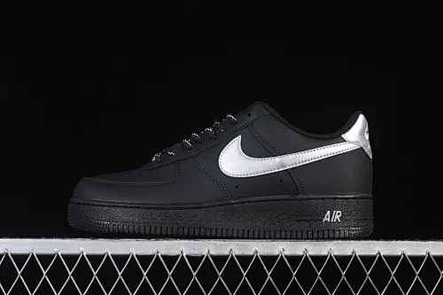 All Categories Nk Air Force 1 Air Force Series Nk Air Force 1 Low Air Force Low Nike Air Force 1'07 Low Black Silver Warrior Air Force One Low Casual Shoes ZH0316-125